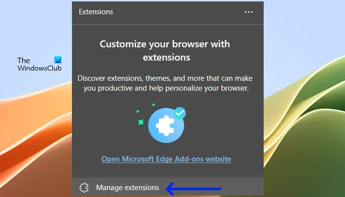 Disable all extensions