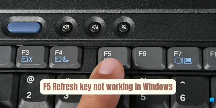 F5 Refresh key not working in Windows 11