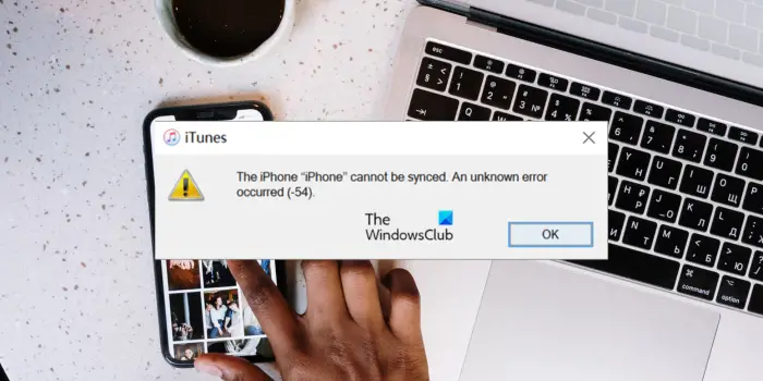 Fix iTunes error code 54 on Windows