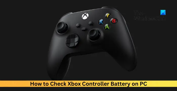 How to Check Xbox Controller Battery on PC