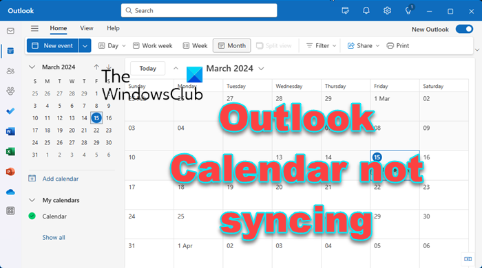 Outlook Calendar Not Syncing Fix Outlook Calendar Not Syncing Fix