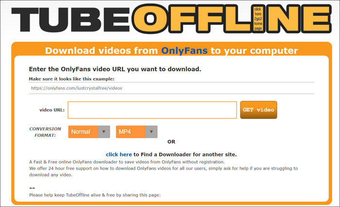 TubeOffline OnlyFans downloader Descargador de OnlyFans de TubeOffline