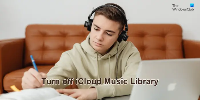 turn off iCloud Music Library