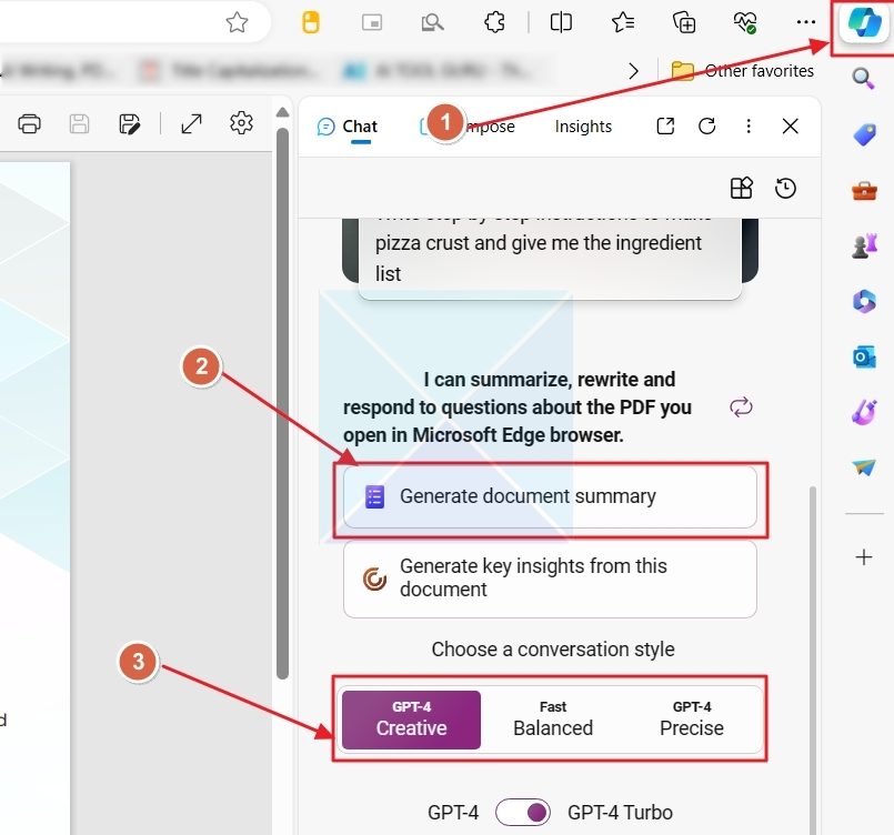 How To Use Copilot To Summarize PDF