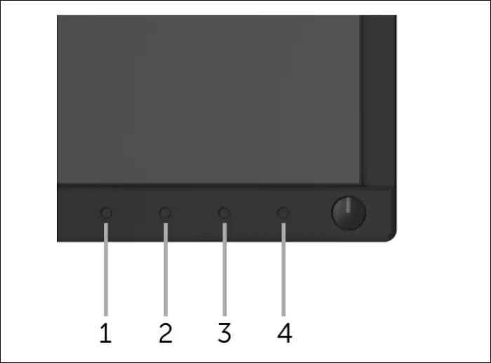dell monitor buttons