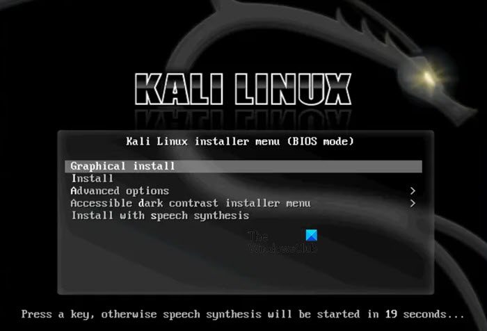 install kali