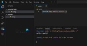 How to install JavaScript in VSCode