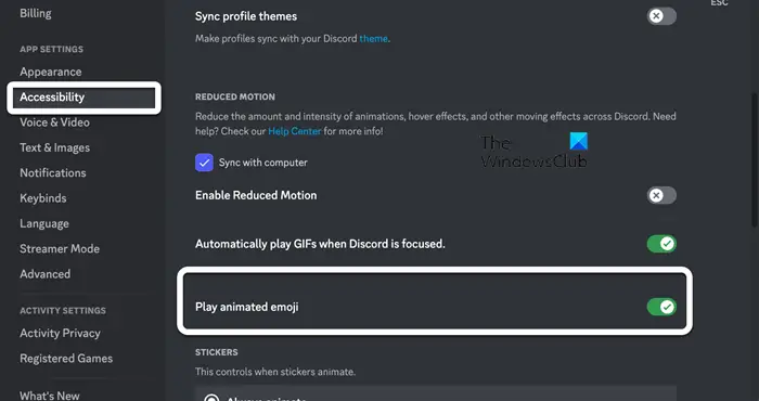 enable or disable Discord Super Reactions