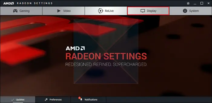 Amd Radeon Display Settings Screen Flickering