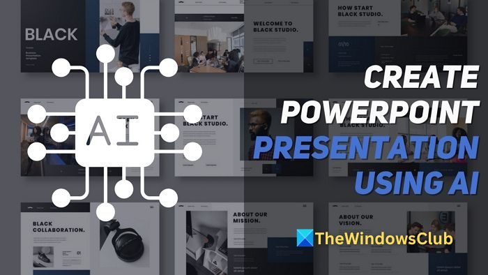 Create a PowerPoint presentation using AI