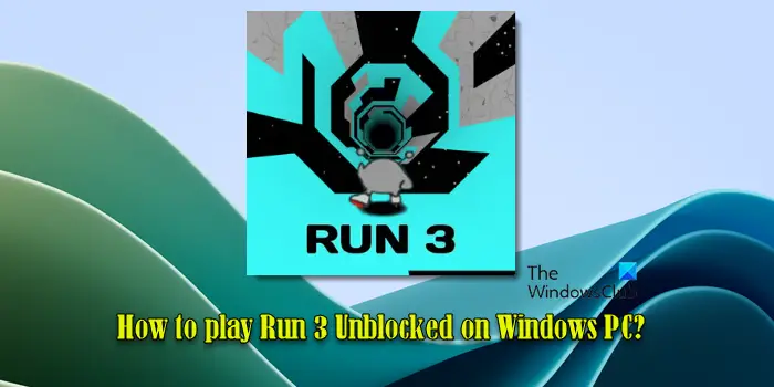 How to play Run 3 Unblocked on Windows PC