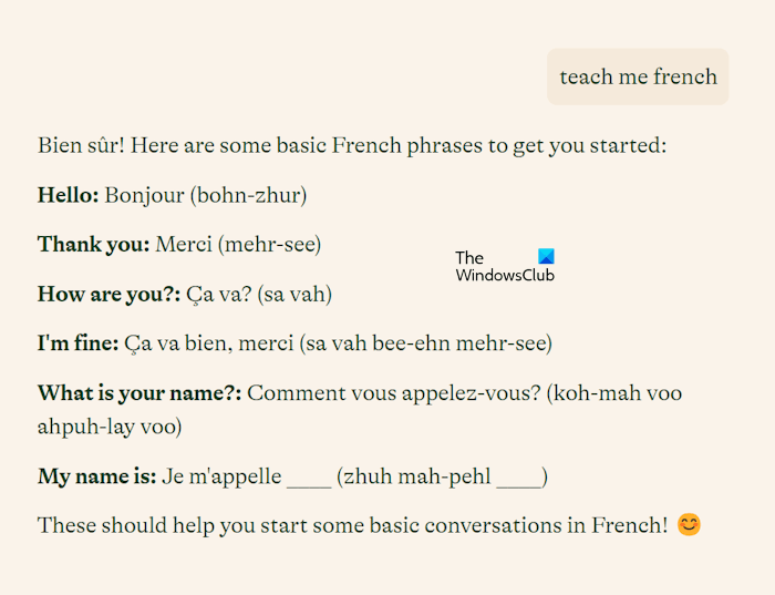 Learn languages with Pi AI
