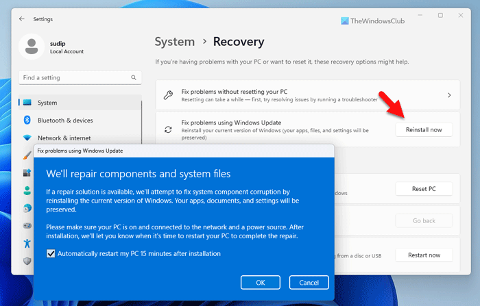 Explorer address bar and menu bar is missing in Windows 11