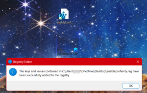 Enable or disable Live Captions Profanity Filter in Windows 11