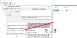 How to setup Branch Cache in Windows Server