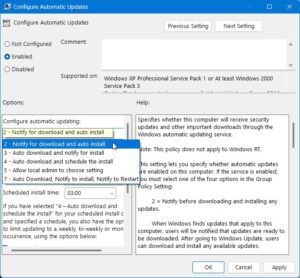 stop automatic updates in windows 11