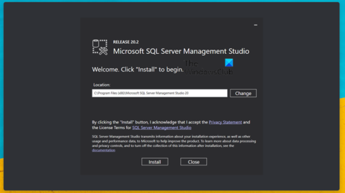 How to install and configure SQL Server Management Studio