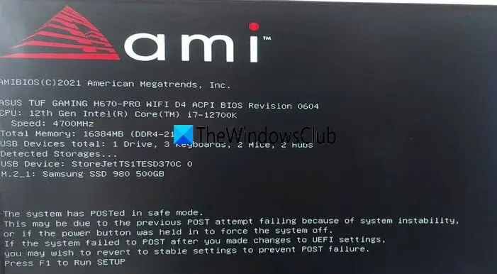 Windows computer won't boot after enabling XMP