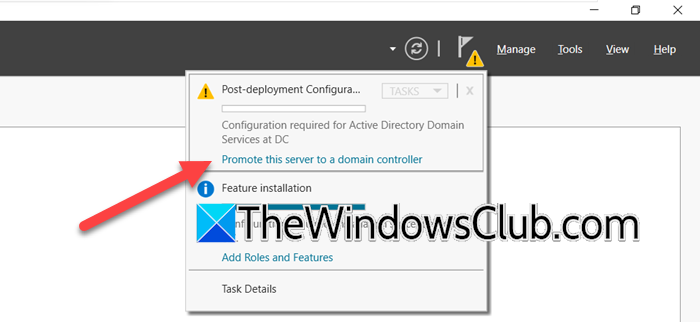 configure Domain Controller in Windows Server 