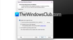 How to install Windows Server on VMware Workstation