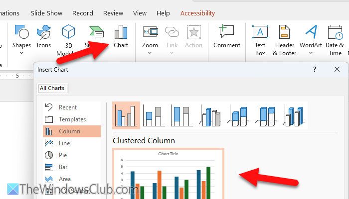 How to import charts from Excel to PPT