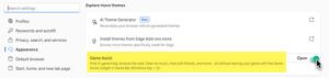 How to use Microsoft Edge Game Assist browser