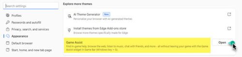 How to use Microsoft Edge Game Assist browser