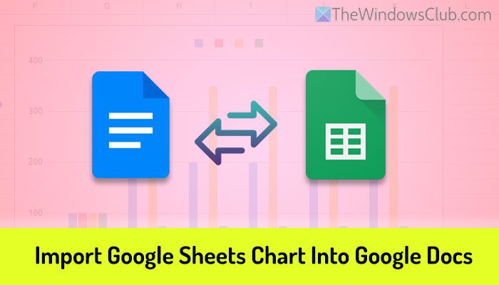How to import Google Sheets chart into Google Docs