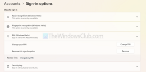 Windows Security Making sure it's you - Turn off or on