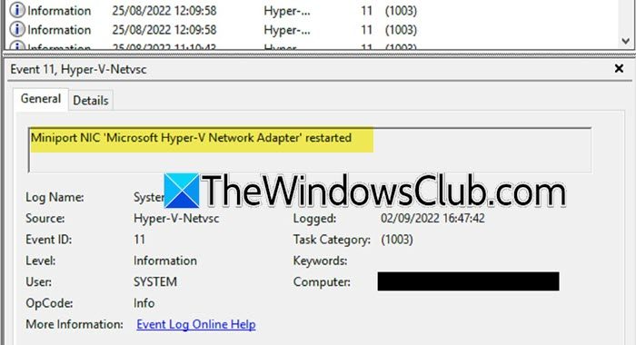 Hyper-V Network Dropouts on Broadcom Adapter