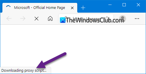 Downloading Proxy Script error in Google Chrome