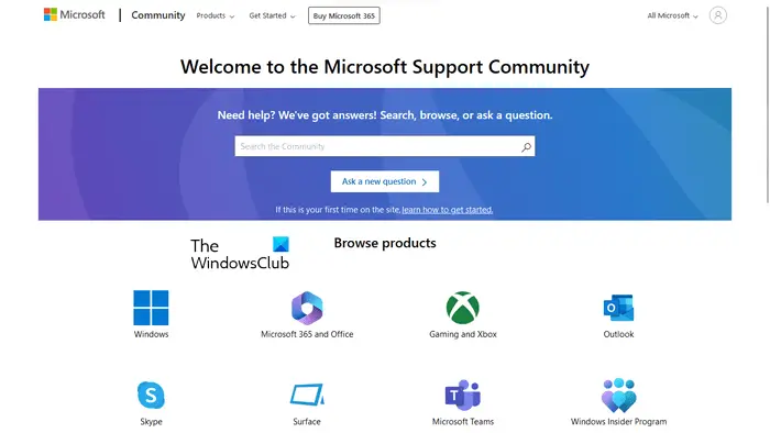 Microsoft Answers, a Microsoft Tech Community