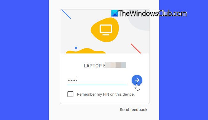 Delete the remote computer and add it again