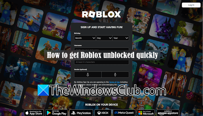 How to get Roblox unblocked quickly