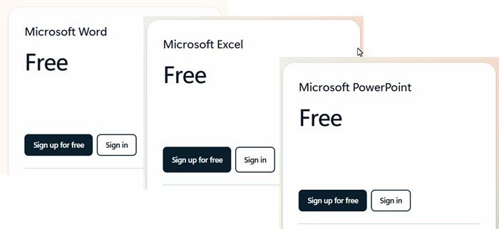 Download and Install Office Free version on Windows 11