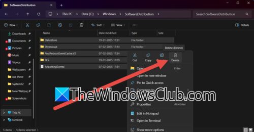I was unable to run the Windows Update diagnostic
