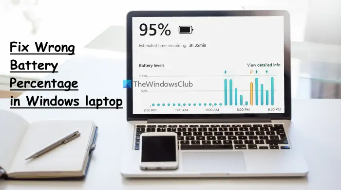 Tåre diskriminerende fokus Fix Wrong Battery Percentage in Windows laptop