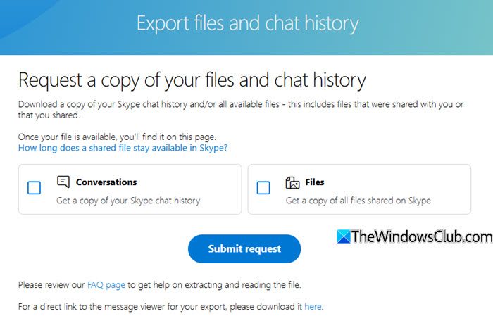 export backup skype data
