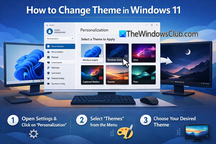 How to change Theme in Windows 11