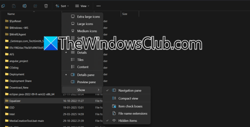 There is already a file with the same name as the folder name you specified