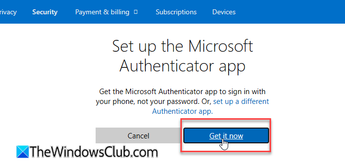 Get it now -Authenticator