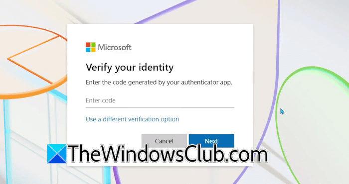 Use different verification method