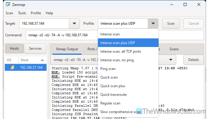 How to use Nmap on Windows PC