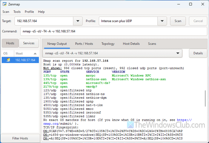 How to use Nmap on Windows PC