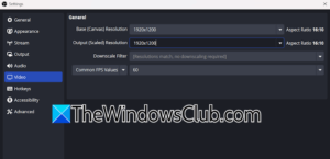 OBS screen recording is blurry when moving