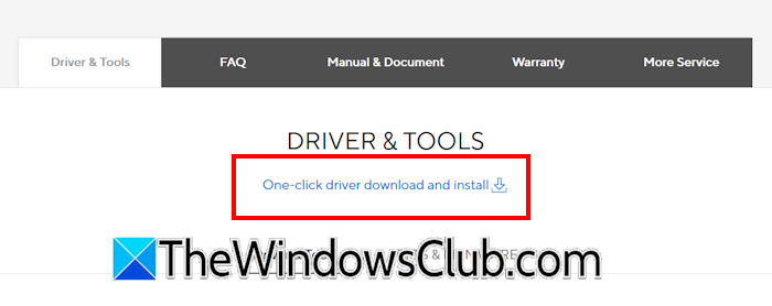 ASUS One click driver install
