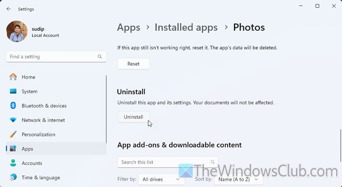 Microsoft.Photos.exe high memory usage in Windows 11
