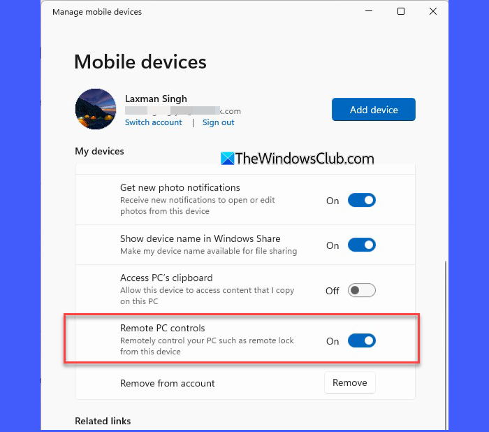 How to lock Windows 11 PC remotely with Android phone