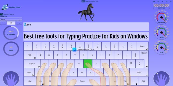 free tools for typing practice for kids on windows