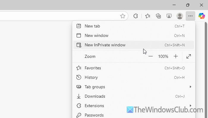Unable to add webpage to Collection in Microsoft Edge